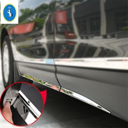 Yimaautotrims Accessory Fit For Chevrolet Equinox 2017 - 2021 Outside Door Body Below Molding Bottom Strip Cover Trim