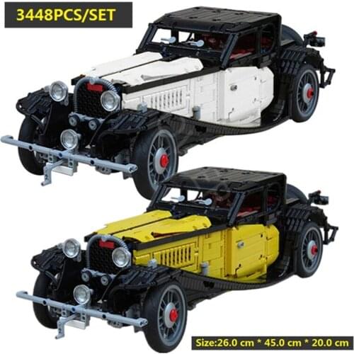High-Tech Series Super Racing Sport Speed Speed Champion Bugatti 50T Model Building Blocks Bricks MOC-25153 Toys for Kids Gifts