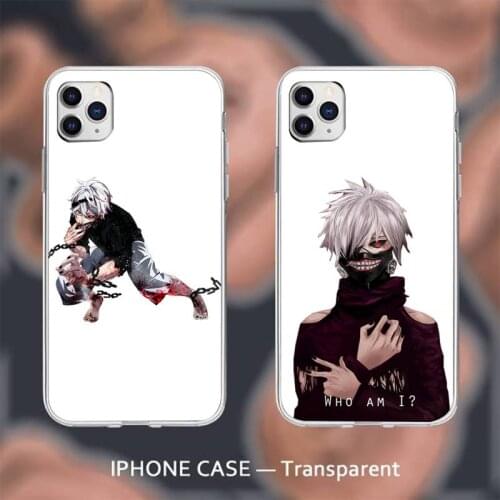 Tokyo Ghouls Phone Case Transparent for iPhone 6 7 8 11 12 s mini pro X XS XR MAX Plus cover funda shell