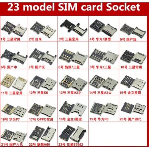 For Xiaomi Huawei Lenovo Cool Glory LG Samsung HTC Micro Nano SIM Flip Slot Tray Adapter Domestic Smart Connector FPC Alcatel