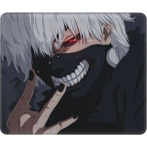 Kaneki Ken Tokyo Ghoul Gaming Mouse Pad Non-Slip Mat Pads Rubber Office Home Deco Mat