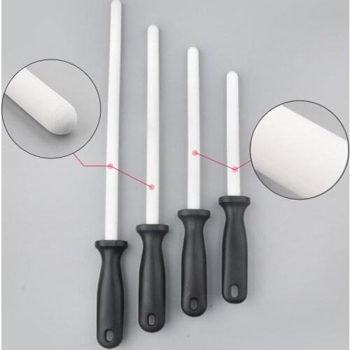 Ceramic sharping rod kitchen knife sharpening sticks sharpener 6 8 10 12 inches