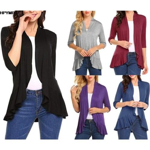 Fashion Casual Streetwear Spring Autumn Long Coat Women Long Sleeve Slim Knitted Solid Thin Cardigan Outwear Sweater Plus Size