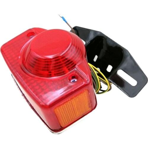 Motorcycle Tail Light Brake Lamp Scooter License Plate Indicator For Honda CT70 90 CT125 XL70 CL70 CL90 Trail 70 Moped SL70 S90