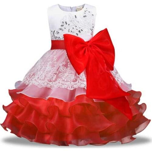 New Formal Ball Gown Clothing Elegant Dresses for Girls Summer 2018 Princess Party Tutu Baby Dress Kids Clothes for 3-8y girl