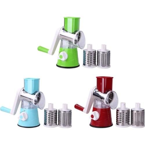 Multi-functional Manual Slicer Vegetable Fruit Round Cutter Shred Grater Shredder Household Kitchen Food Processors