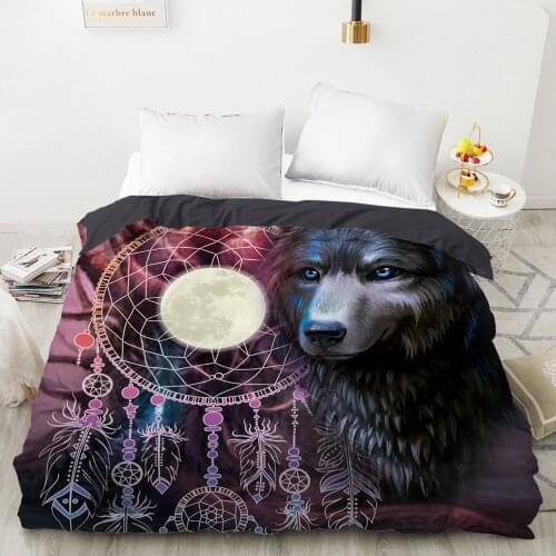 Nordic Duvet cover Quilt/Blanket/Comfortable Case Luxury Bedding 140x200 150x200 240x220 for Home 3D Print Dreamcatcher moon