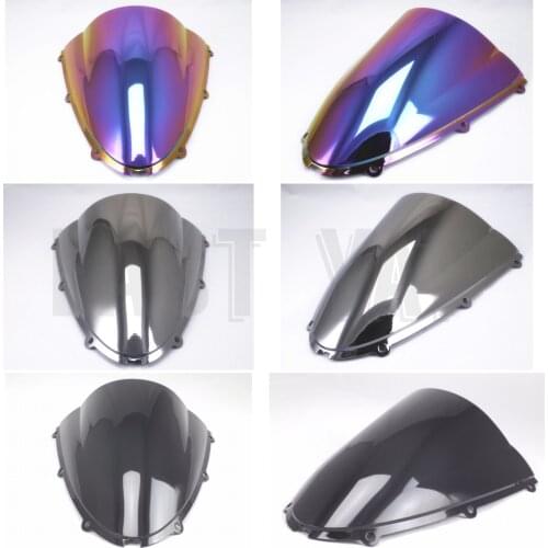 A variety of colors for ZX-6R motorcycle front windshield are suitable for ZX-6R 636-05 06 07 08 ZX-10R 06-07 front windshield