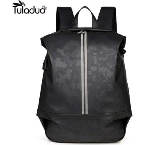 USB Charging Laptop Backpack Four Color Mens Camouflage Black Fashion Mens Bag Travel Backpack Large Capacity Bag