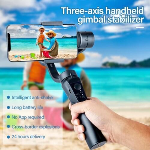 Universal Smart Phone 3-Axis Handheld Gimbal Stabilizer Selfie Stick Tripod Bluetooth Connection For Gopro Camera iPhone Samsung