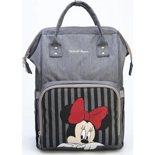 Disney diaper bag wave point waterproof multi-function large capacity shoulder Mummy fashion bag pregnant women bag Mickey