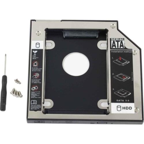 WZSM New 2nd HDD SSD Hard Drive Caddy Adapter frame for Acer Aspire 7715 7715Z 7560 7560G 7740 4253 3750G Removable Faceplate