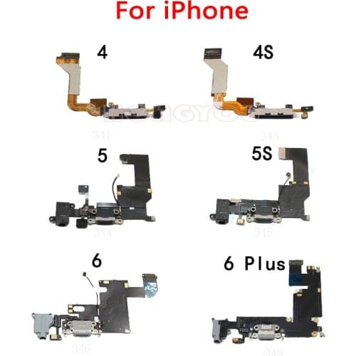 USB Charging Dock Charge Socket Port Jack Plug Connector Flex Cable For iPhone 6 Plus 6Plus 5 5S 5SE 5C 4 4S