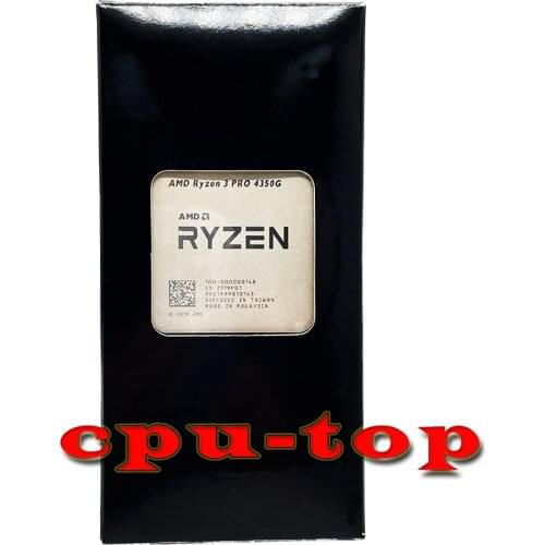 Amd ryzen 3 Pro 4350g 3.8ghz 4-core 8-thread socket AM4 4350g CPU