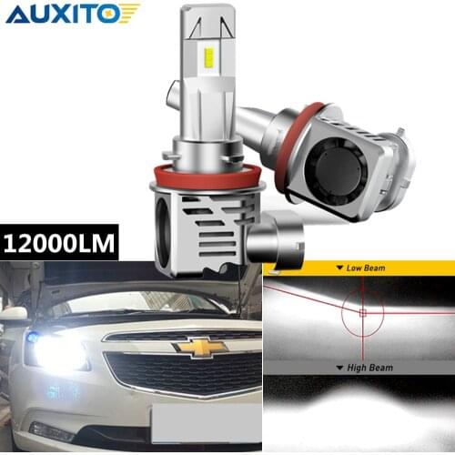 AUXITO 2X 12000LM Auto H4 H13 H8 H11 Led Bulb Headlight For Chevrolet Cruze 9004 9005 9006 9007 Car Headlight Bulbs Lamp 12V
