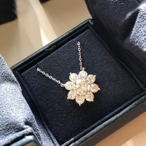 Brand Fashion Party Feast Jewelry For Women Banquet Pendant 925 Sterling silver Necklace Hyperbole Necklace Fine Costume Jewelry