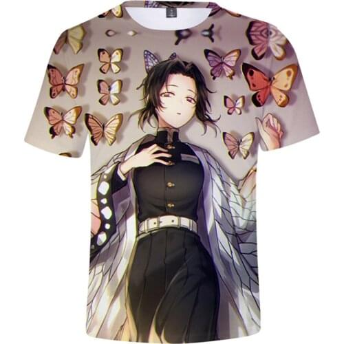 Demon Slayer 3D Tshirts Demon Blade T-shirt 3D Short Sleeve Women Men Anime Fashion Harajuku T shirt Men Tops Casual T-Shirt