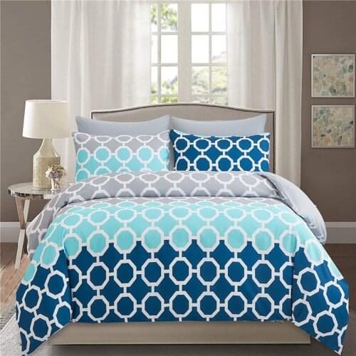 Housse De Couette Classic Geometry Duvet Cover Single Twin Queen Size Comforter Cover Fashion Bedding Sets Colorful Patchwork