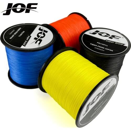 JOF Fishing Line 300M 8 Strands Braided Fishing Line Multifilament PE Line 18 22 31 39 43 52 61 78 96LB