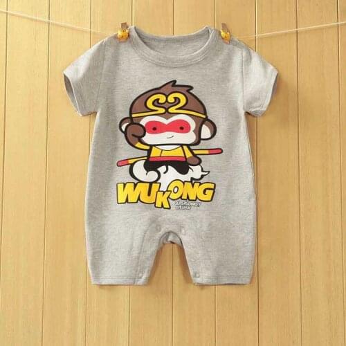 Baby Boys Rompers Summer Short Sleeve Toddler Clothes Newborn tutu Clothing Infant Cartoon Penguin Romper Baby Girls Jumpsuits