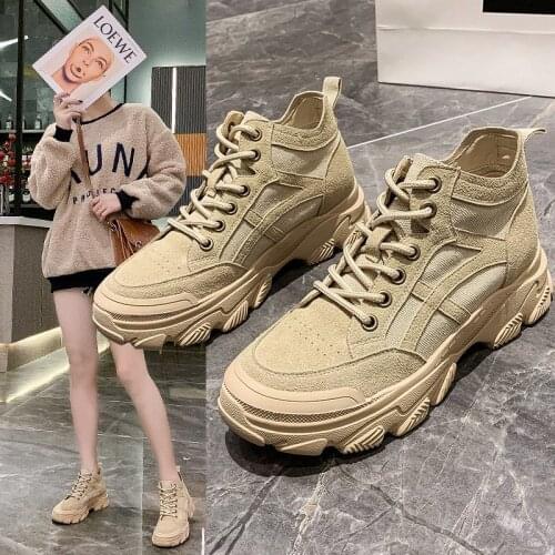 2020 spring and autumn new high-top canvas shoes old shoes women tide retro style wild thick casual shoes X269