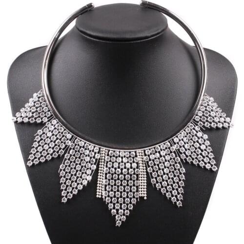New Arrival Design Fashion Choker Necklace Collar Crystal Torques Necklace for Women Jewelry Accessories