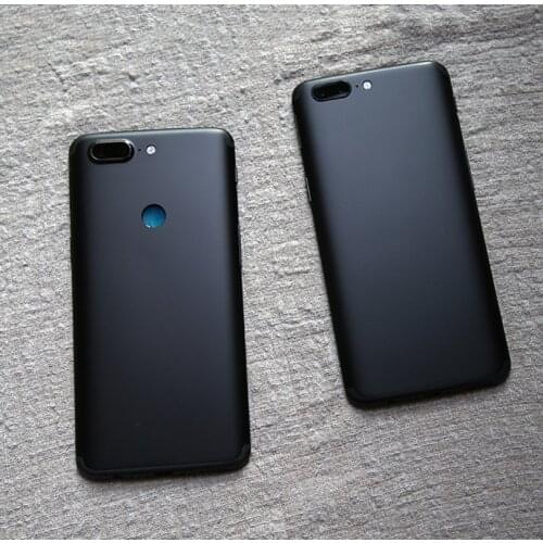 Original 100% new for ONE PLUS 5 ONEPLUS 5T Metal Rear Housing Cover Replacement Back Door Battery Case Side Button/Lens Glass