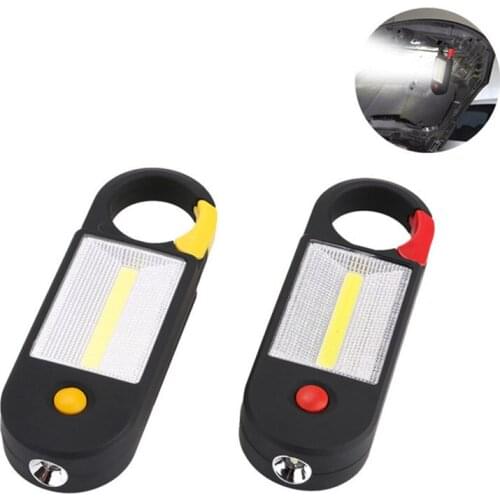 Portable COB LED Working Light Repairing Lamp FLashlight Inspection With Magnetic Hook For Emergency Outdoor Fishing