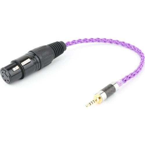 Preffair HIFI 2.5mm TRRS Balanced Male to 4-Pin XLR Balanced Female Audio Adapter Cable For AK240 AK380 AK320 DP-X1