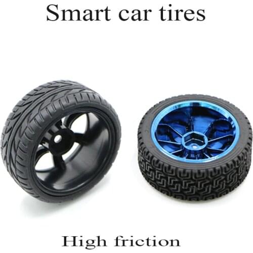 65mm Tires, Robot, Sponge Liner, Smart Car Wheels, Two-Wheeled Self-Balancing Car Tires