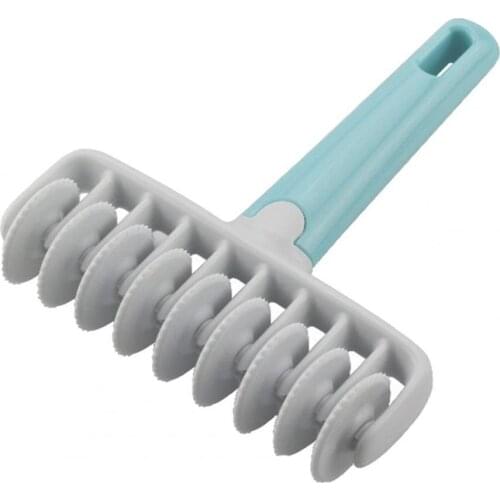 1 Set Dough Roller Eco-friendly Detachable Plastic Pastry Wheel Decorator Tool for Household
