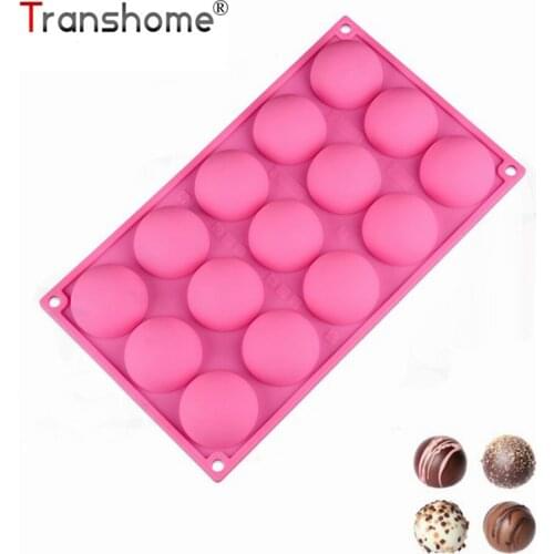 Transhome Silicone Cake Mold Hold 20 Holes Chocolate Mould Cake Mold Silicone Mold Chocolate Christmas Mousse Pudding Molds