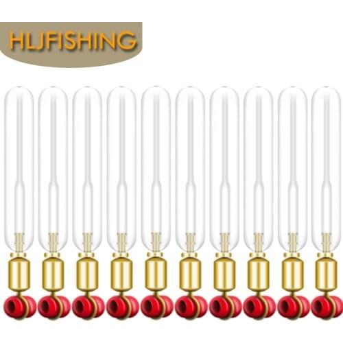 HLJFISHING High Brightness Fishing Float LED Glowing Light Waterproof Electric Light Stick 311 Battery Light Two Colours Gifts