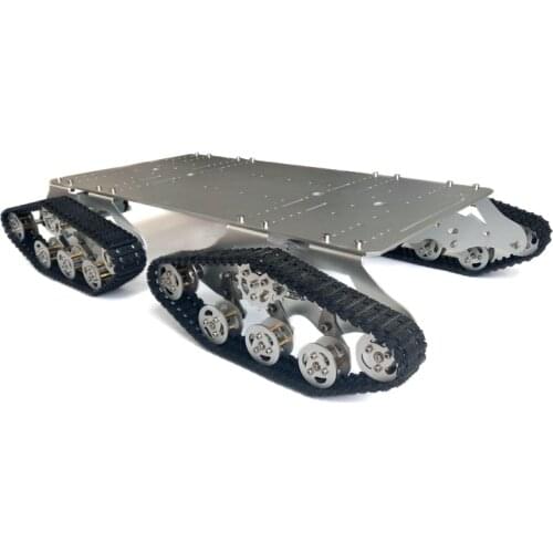 TS900 Shock Absorber Tank 4WD car,Aluminum alloy Tank Car chassis/experiment platform,For DIY tank vechicled robot arm