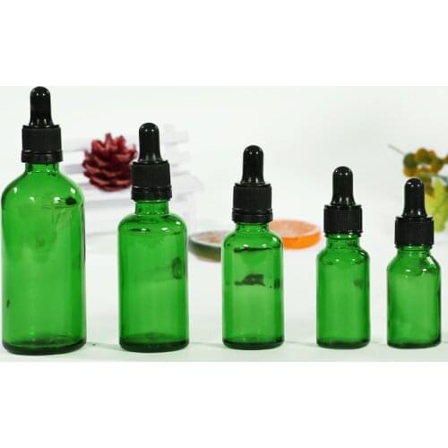 Amber Glass Dropper Bottle 5-30ml Refillable Empty Container Vials With Pipette For Cosmetic Perfume Essential Oil Bottles