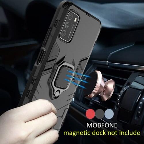 Hybrid Rugged Armor For Xiaomi Mi 10T Mi10T Lite Case Metal Car Holder Ring Cover Mi 10 Pro 10T Note 10 Lite Shockproof Cases