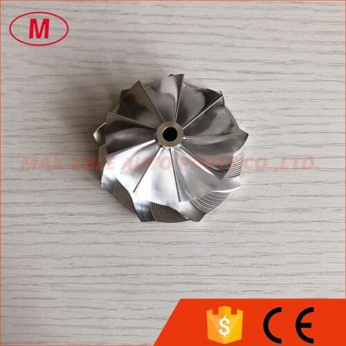 K16 51.03/61.98mm 9+0 blades high performance turbo aluminum 2618/milling/ billet compressor wheel for turbo