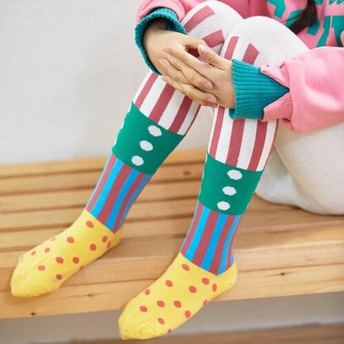 Stitching girls' leggings for fall/winter wear combed cotton sports high waist stretch baby childrens rompers