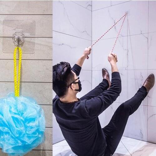 5PCs Wall Hooks Strong Transparent Suction Cup Sucker Hanger For Kitchen Bathroom Holder Wall Hook Storage Hangers 1050B