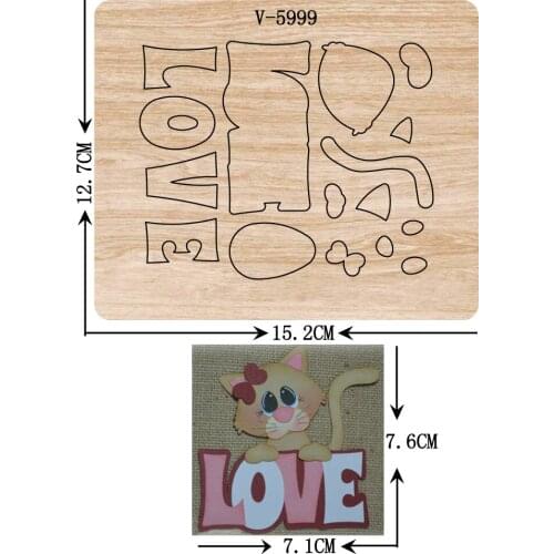 New wooden dies cutting dies for scrapbooking Multiple sizes V-5999