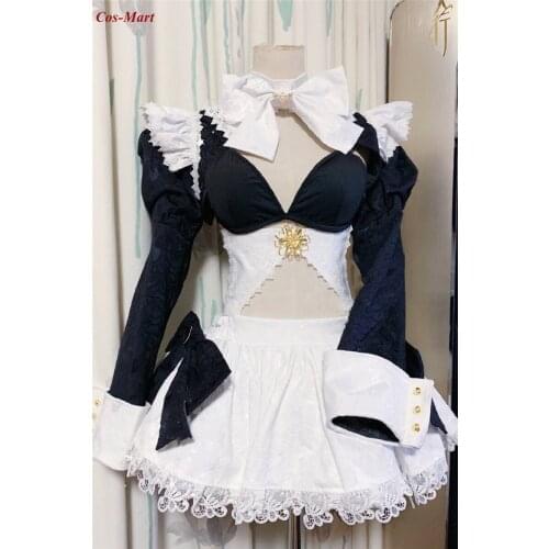 New Style Anime Liliya Cosplay Costume Little Devil Maid Outfit Unisex Activity Party Role Play Clothing Custom-Make Any Size