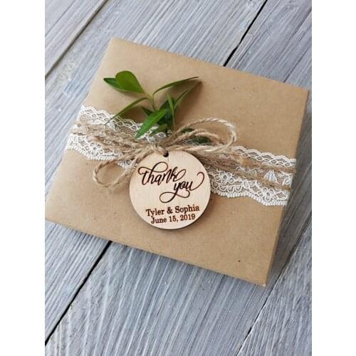 Personalized Wedding tag, Thank You Wedding tags, Wedding favor tags, Wood tags, Wedding favor rustic, Wooden tags, Tags favors