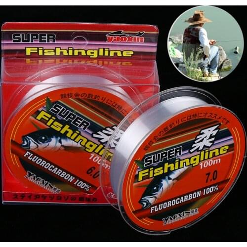 100M Super Strong 0.8-6LB Durable String Strong Rope Cord 3.5/4/4.5/5/6/7/8 Fluorocarbon Monofilament Nylon PA Fishing Line