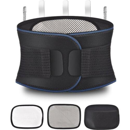 Waist Trainer for Men Corset Cincher Shaper Girdle Trimmer with Steel Bones Extender Adjustable Waist Support Pain Relief Belt