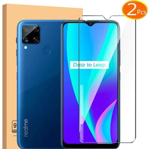 Tempered Glass For Oppo K7 Screen Protector for Oppo A8 Protective Glass Premium Glass For Realme C12/V5 Toughened Film 9H
