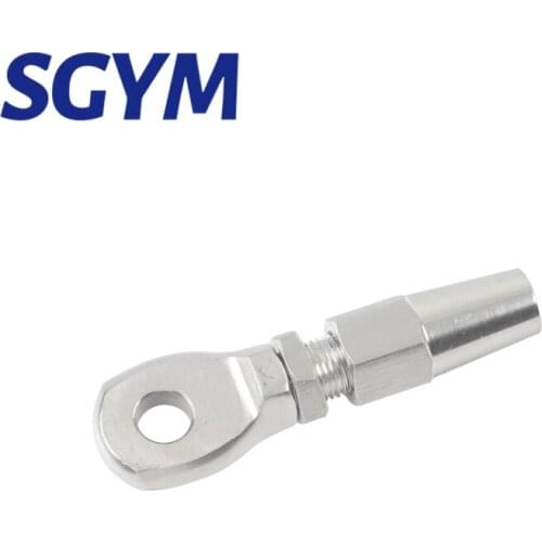 1PCS Marine Grade 316 Stainless Steel Swageless Eye Terminal Wire Cable Rope DIY Fitting Rigging Hardware Balustrade kit