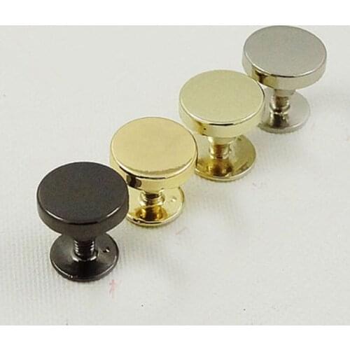 100Sets Rivet Studs screw studs diy High Quality Bag supply 11mm studded bag