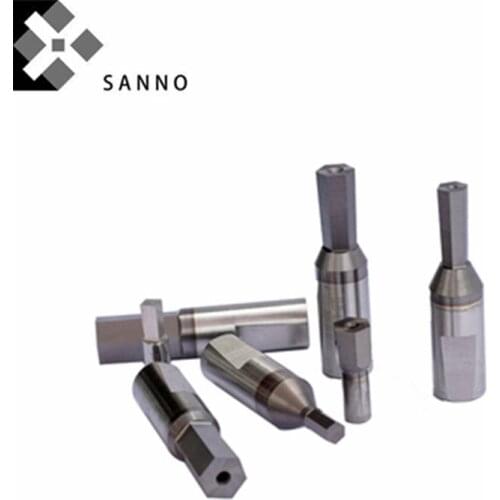 16 Shank rotary broach punching tool HSS inner hexagon rotary broaching punch head cnc hex rolling burnishing cutter head tool