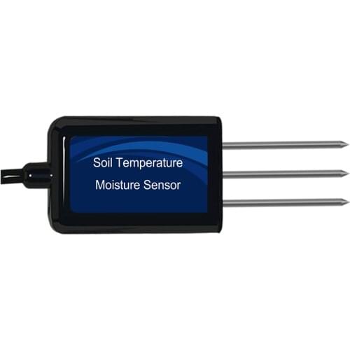 2 in1 RS485 Digital Signal LORA LORAWAN GPRS Agriculture Soil Moisture And Temperature Sensor