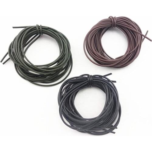 3Bundle 1m Carp Fishing DIY Soft Silicone Rigs Tube Sleeve Line Tackle Accessory